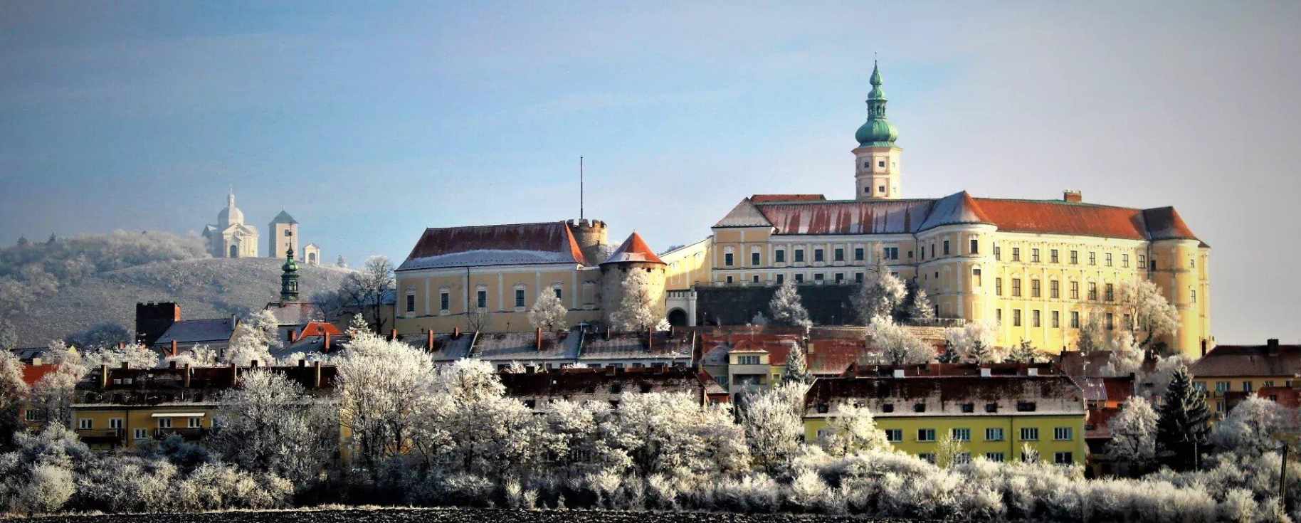 Castillo de Mikulov, en la regi&oacute;n checa de Moravia del Sur.