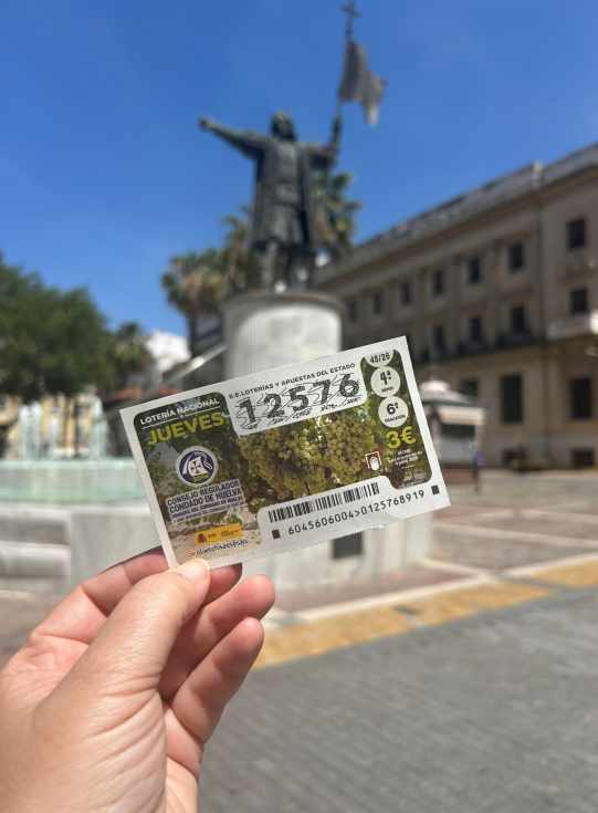 Seis millones de décimos de Lotería Nacional para reivindicar la Zalema y el patrimonio vitivinícola del Condado de Huelva