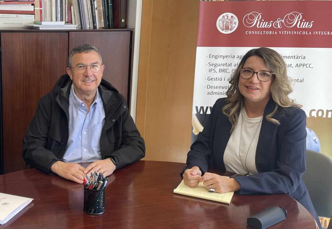 Pere Campos y Sara Rius.