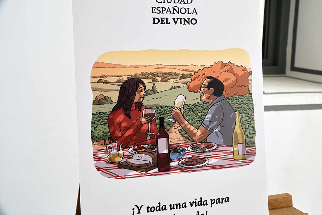 Requena Ciudad Española del Vino 2026 se viste con las ilustraciones de Paco Roca