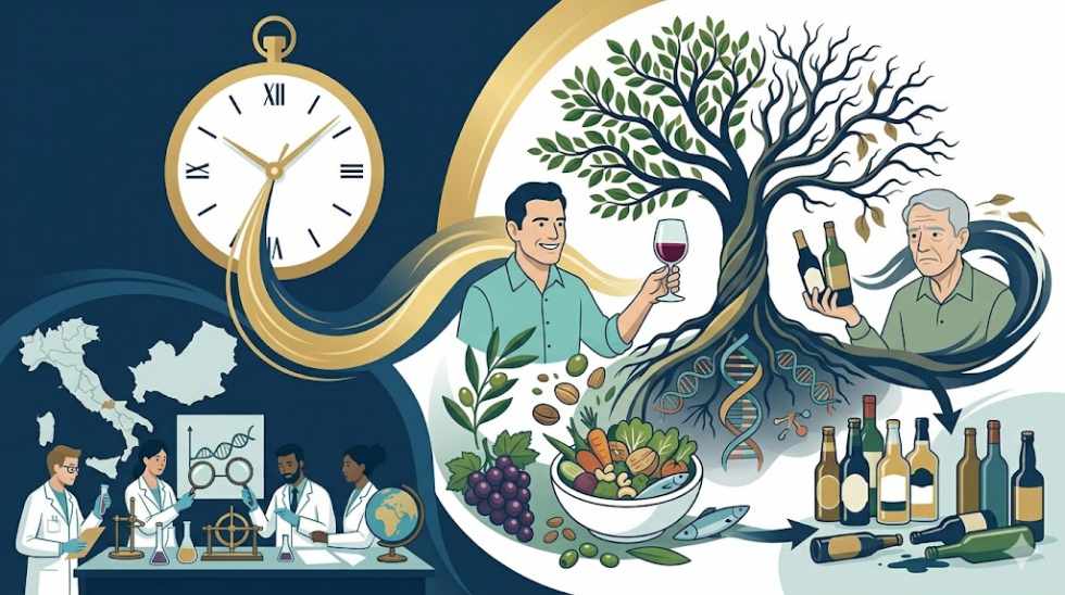 ¿Puede el consumo moderado de vino influir en el envejecimiento biológico?
