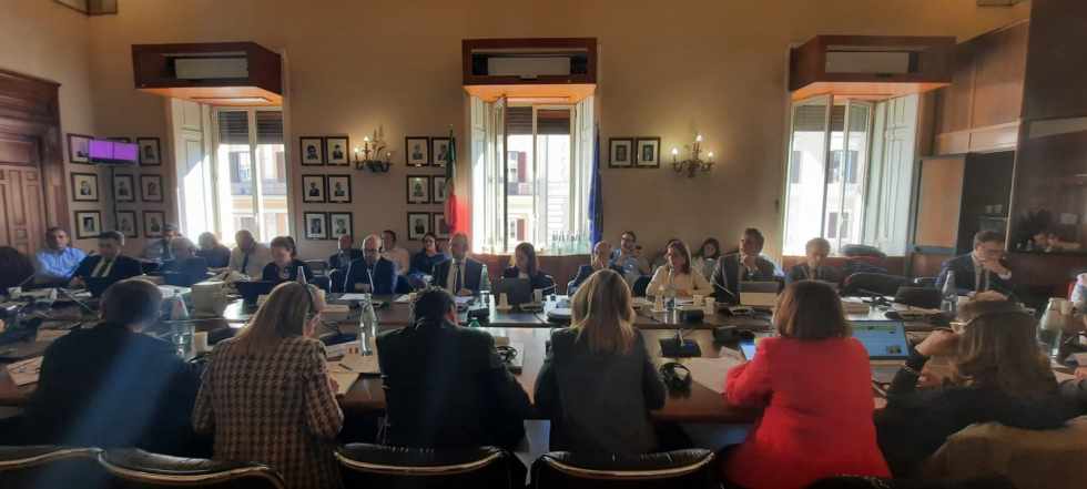 Momento de la reuni&oacute;n tripartita Espa&ntilde;a, Italia y Francia.